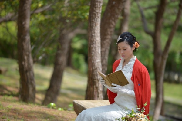 お客様の透明感と聡明な美しさが際立った一枚！