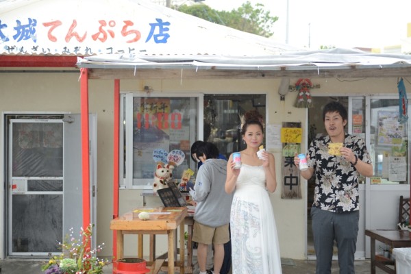 雨宿りも兼ねたオフショットのてんぷら屋さんは楽しい思い出となりました☆