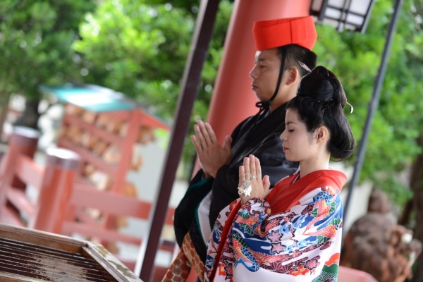 琉装が大変お似合いのお二人☆