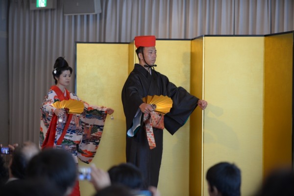 披露宴で叶えたかった二人でのかぎやで風も叶えることができて嬉しかったです☆