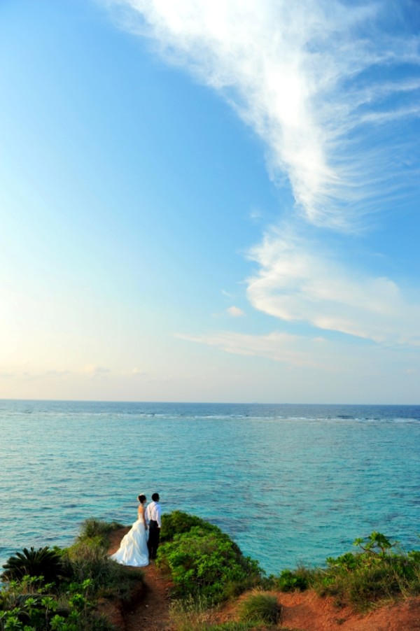 海での撮影のイメージ